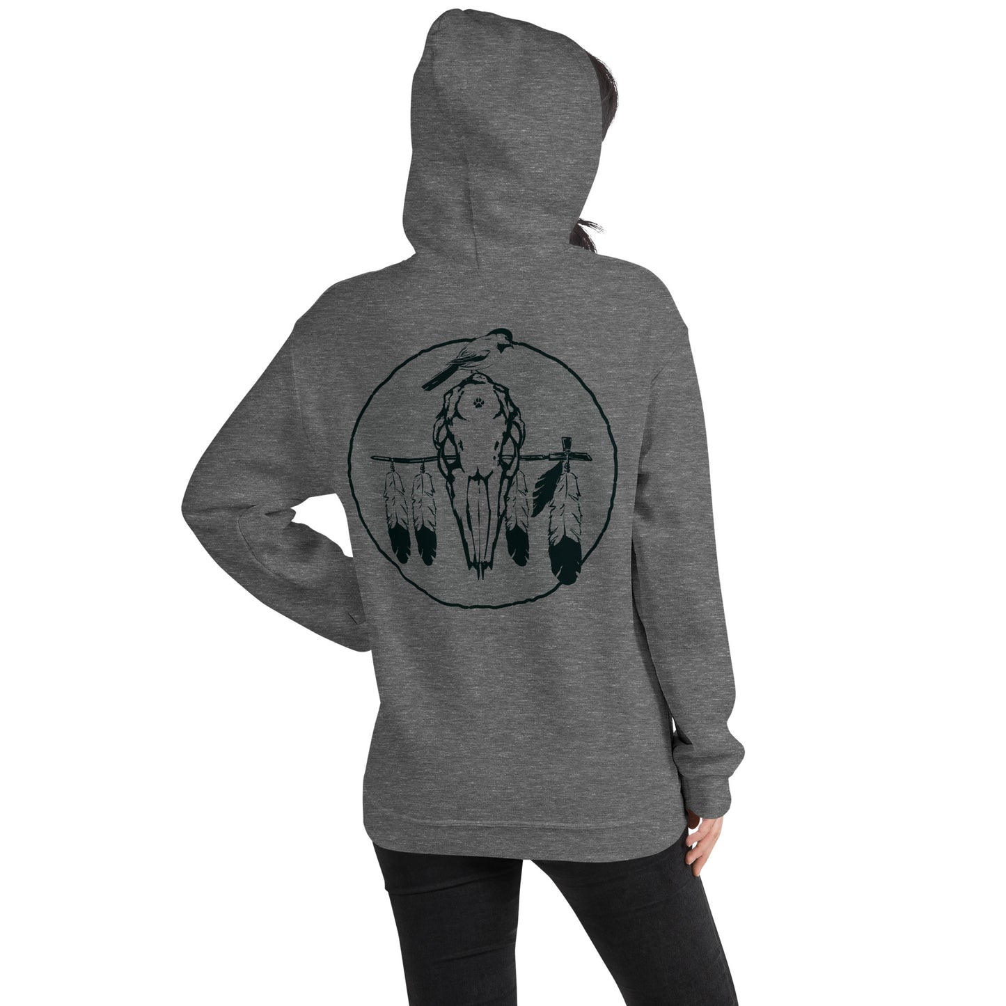 Unisex Shield Back Hoodie