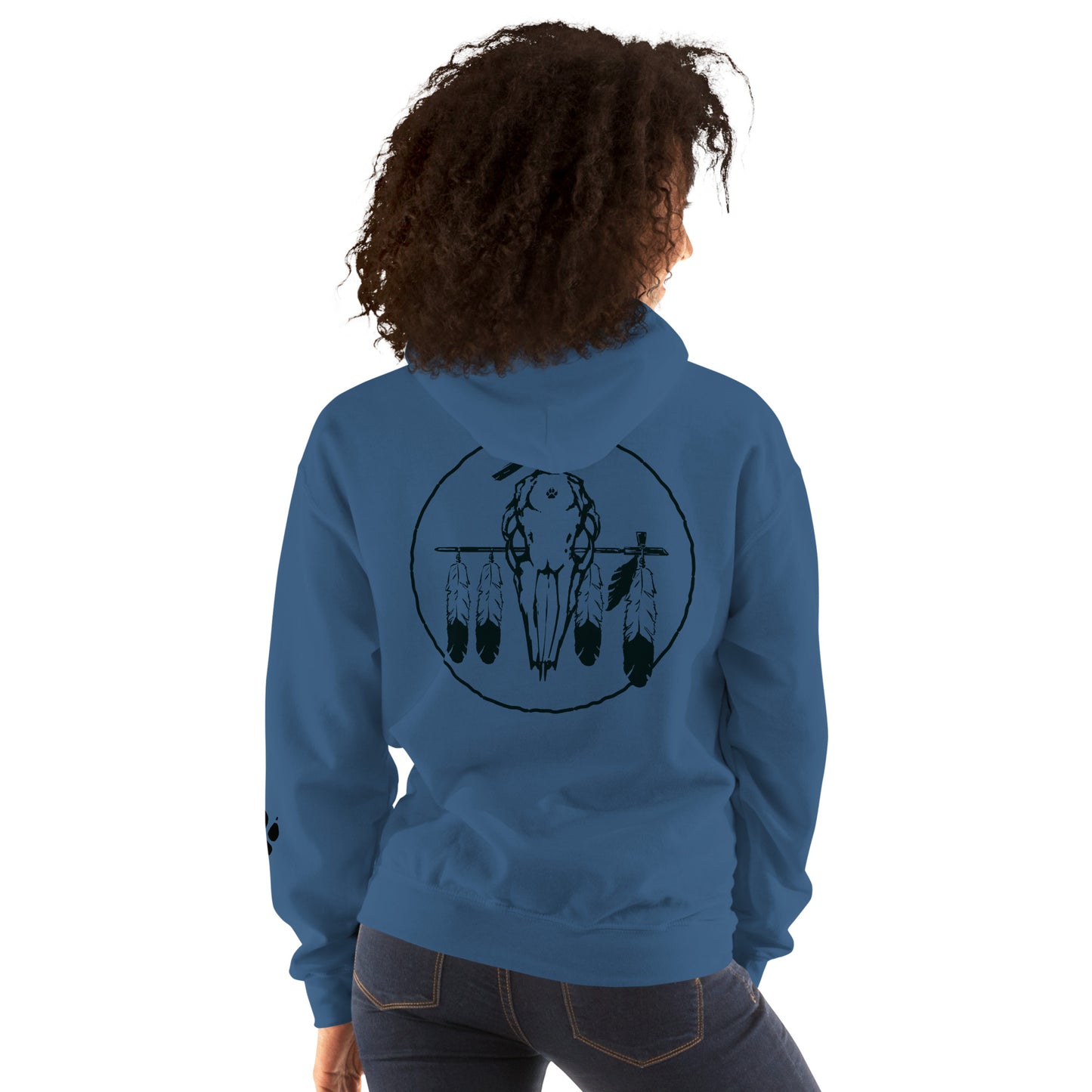 Unisex Shield Back Hoodie