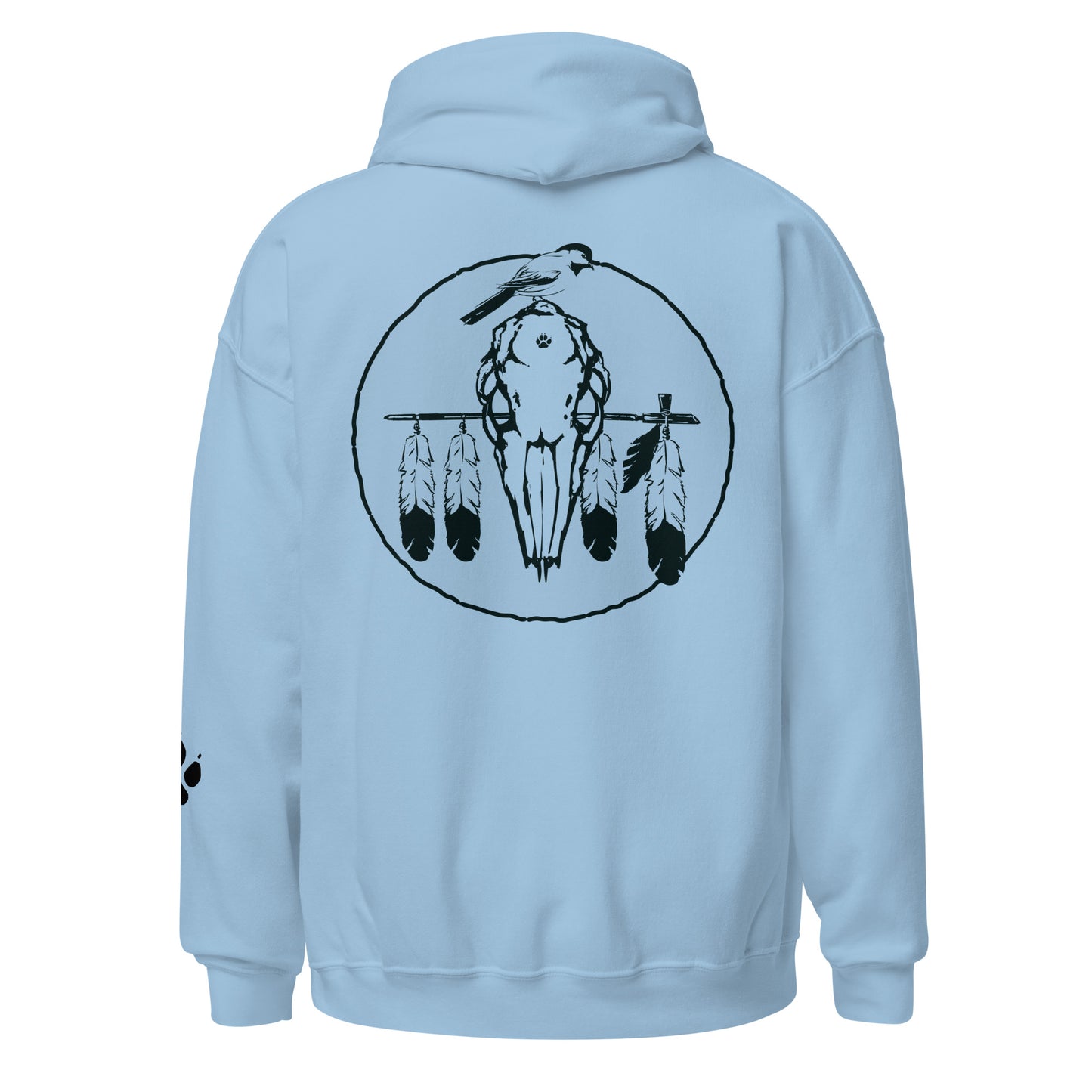 Unisex Shield Back Hoodie