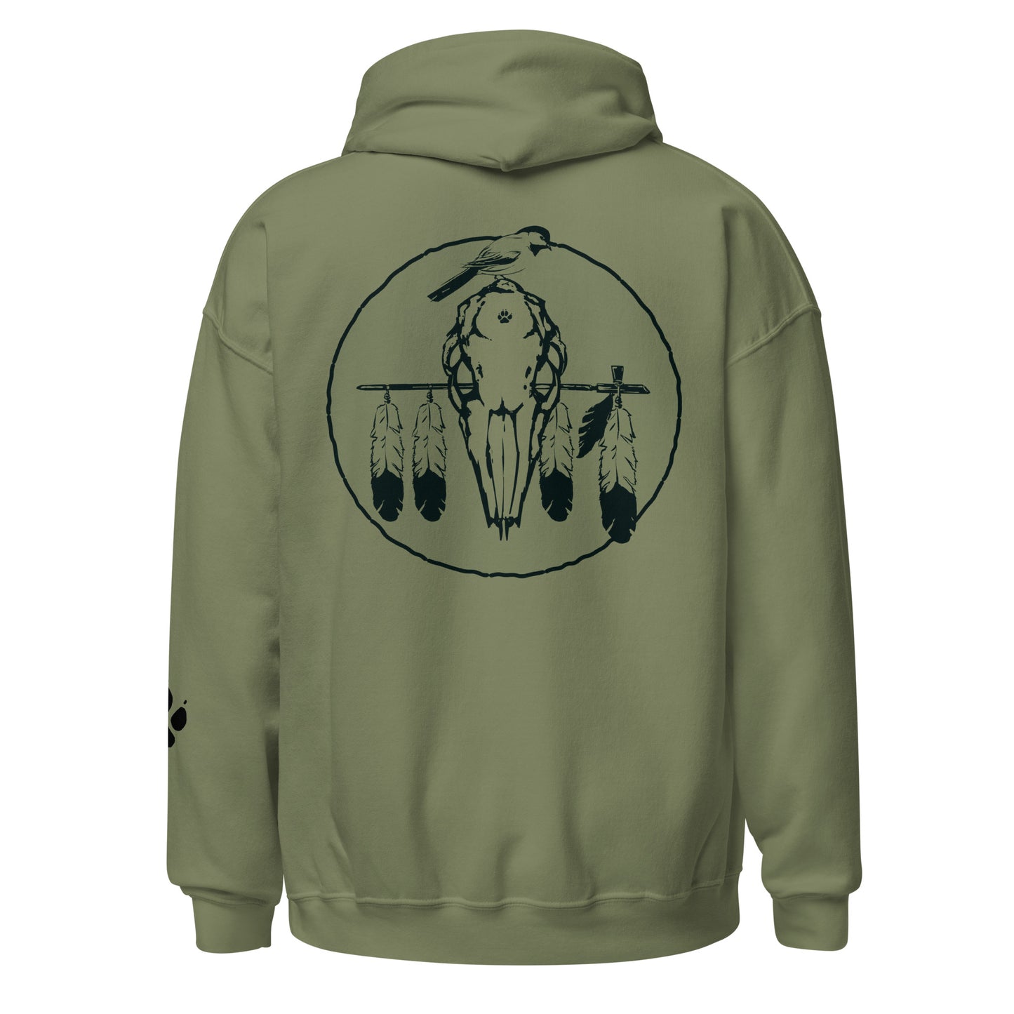 Unisex Shield Back Hoodie