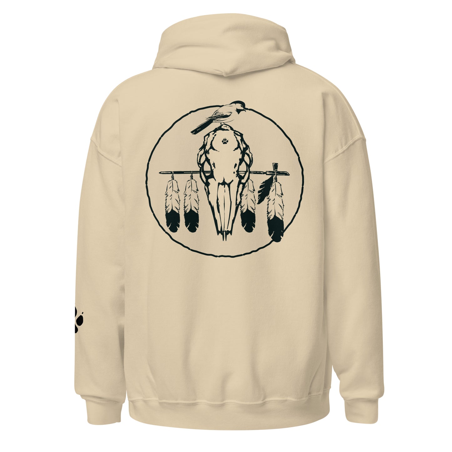 Unisex Shield Back Hoodie