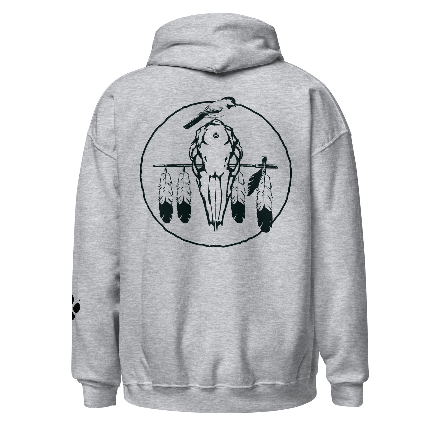 Unisex Shield Back Hoodie