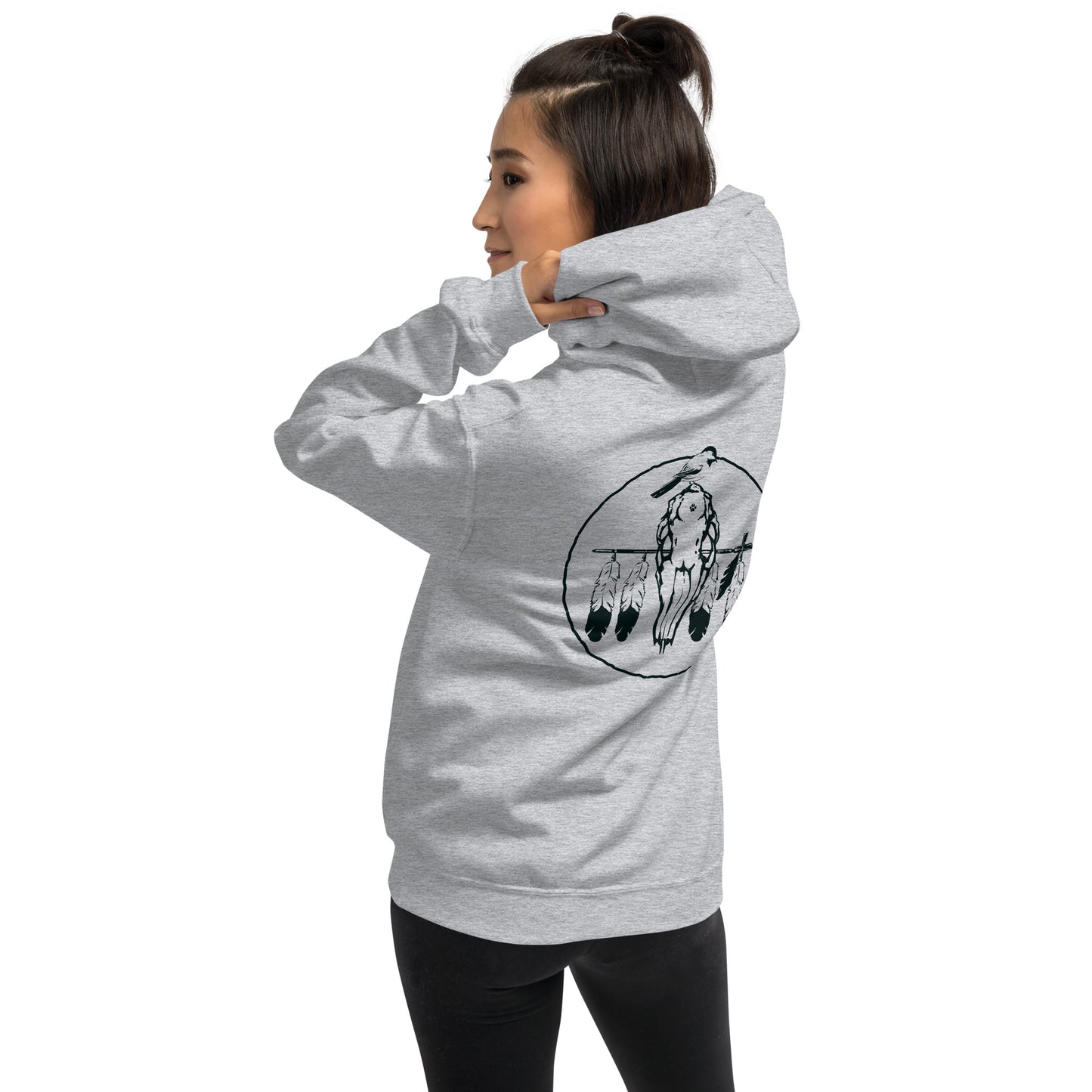 Unisex Shield Back Hoodie