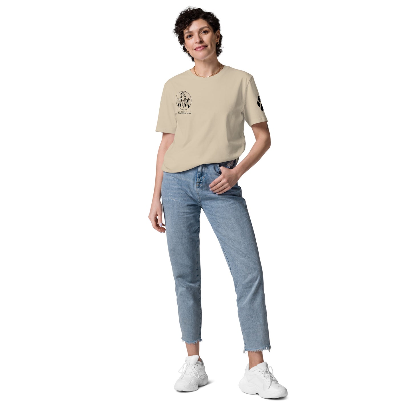 Unisex Organic Cotton T-shirt with Track Sleeve