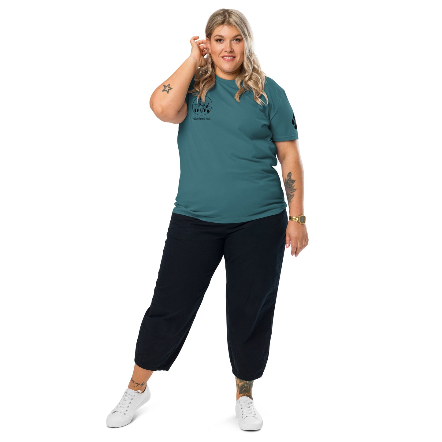Unisex Organic Cotton T-shirt with Track Sleeve