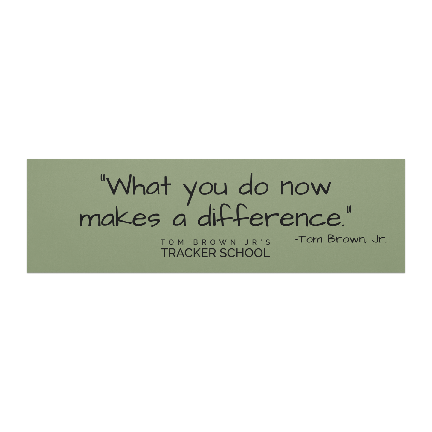 Make a difference car magnet