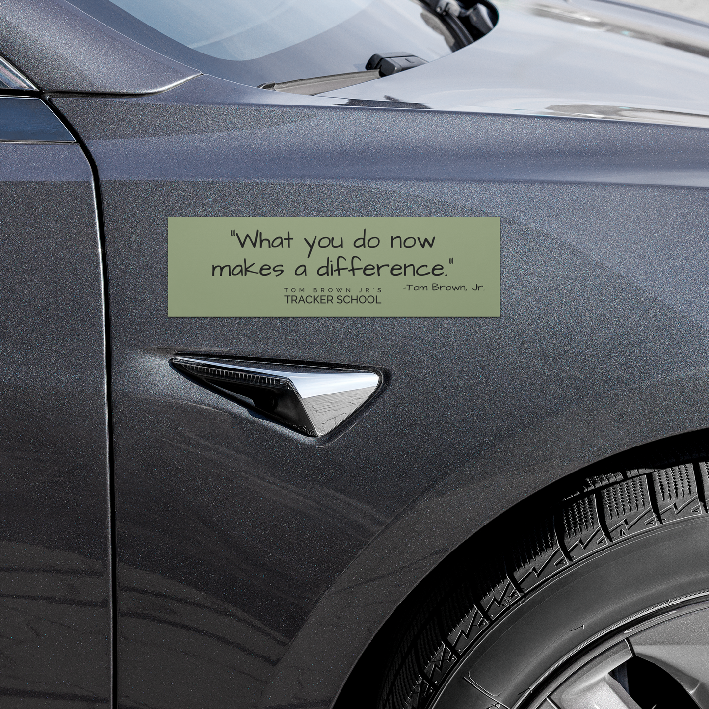 Make a difference car magnet