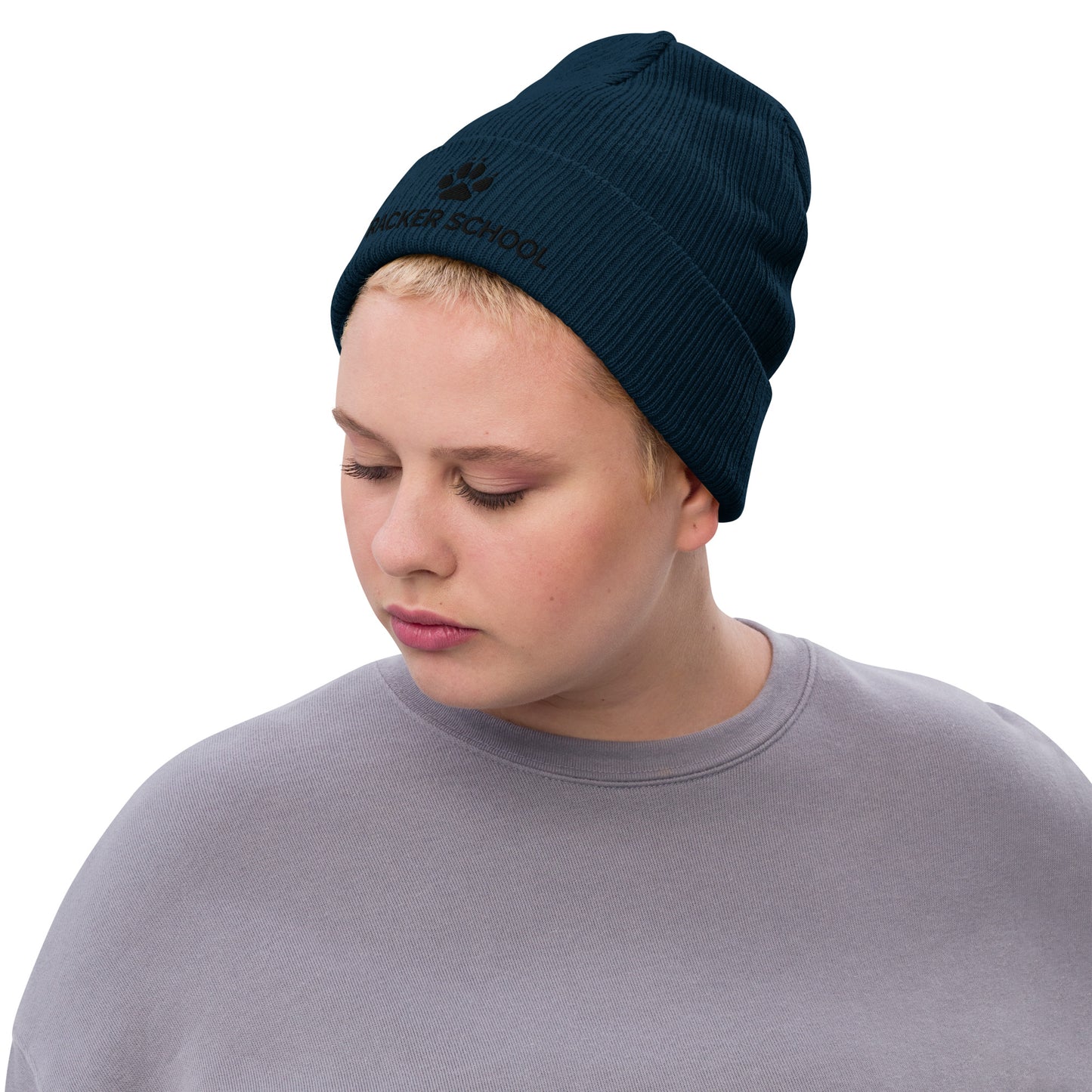 Ribbed Knit Beanie