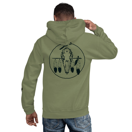 Unisex Shield Back Hoodie
